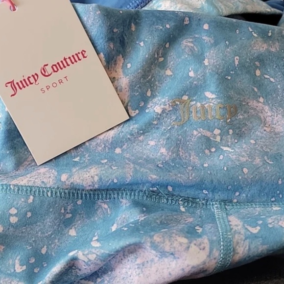 Juicy Couture Aurora Print High Waisted Crossover Leggings L - Picture 3 of 6